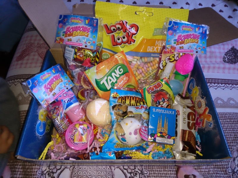 Nostalgie d'enfance la box bonbons d'une génération souvenir 